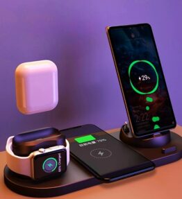 6-in-1 Wireless Charging Dock Station