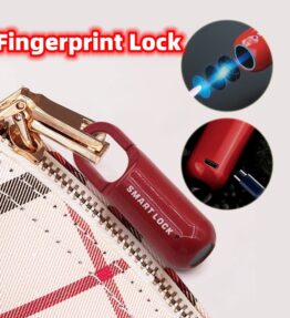 Smart USB Fingerprint Code Lock for Portable Gym, School and Travel Backpacks