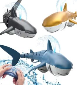 2.4G RC Water Jet Shark Spray Whale Sub Remote Control Fish