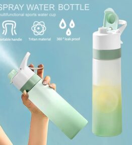 Girls' Outdoor Sport Spray Water Bottle, Large Capacity, BPA-Free