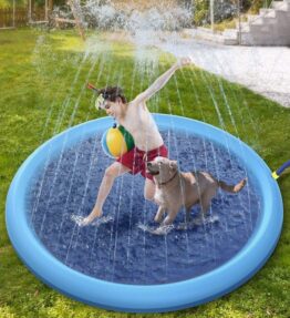 Kids & Pets Non-Slip Splash Pad - Outdoor Water Fun